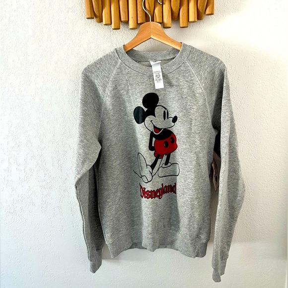 Disneyland Mickey Mouse Crewneck Unisex Small NWT - Picture 1 of 6
